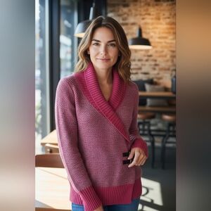 Vintage GUESS Cowl Neck Knit Pullover Sweater